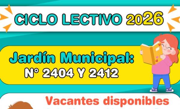 Jardines Maternales Municipales de Rawson llaman a inscripción para el ciclo lectivo 2026