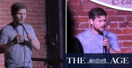 Comedian breaks down after man suffers heart attack in crowd