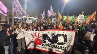 Las imágenes de una Plaza Flores que reclamó "justicia por Brenda, Morena y Lara"