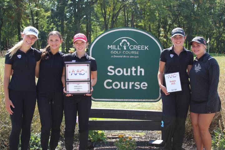 Canfield captures both All American Conference golf crowns