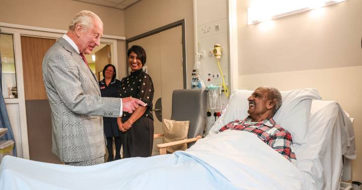 King Charles heard giving candid health update while chatting with cancer patient