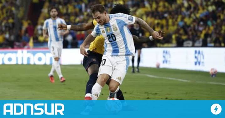 23:05 Argentina perdió ante Ecuador en su último partido de las Eliminatorias Sudamericanas sin Messi