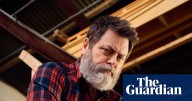 ‘My wife is an exquisite goddess’: Nick Offerman on love, woodwork and storing gravy in his beard