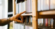 Man looks behind book shelf and makes 'horror movie' discovery