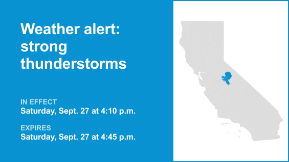 Be ready for pea-sized hail with thunderstorms in Yosemite Saturday – Orange County Register