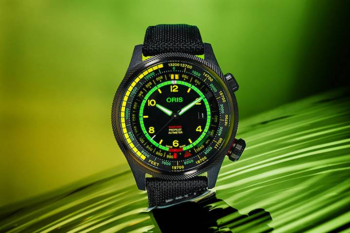 Oris x Bamford Unveil the ProPilot Altimeter Mission Control Watch