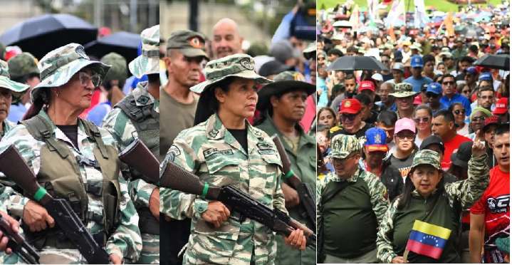 Pueblo de Caracas marchó en defensa de la soberanía y la paz