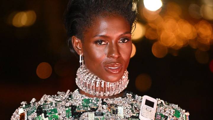 Jodie Turner-Smith Serves High-Fashion Tech Support in Schiaparelli Couture