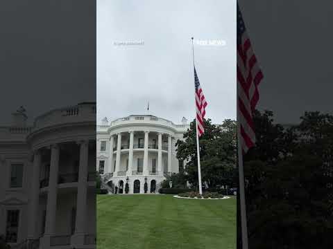 White House lowers flags to half