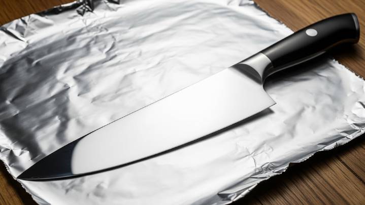 No es solo para cocinar: cómo usar el papel aluminio para afilar tus cuchillos en 5 minutos