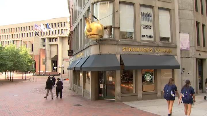 Which Boston Starbucks locations are closing