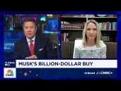 Elon Musk's Tesla stock purchase is a great vote of confidence, says Sand Hill's Brenda Vingiello