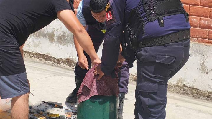Serenazgo y Bomberos controlan fuga de gas en Piura