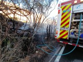 Incendio en Paihuano bajo control: 20 damnificados y 7 hectáreas consumidas
