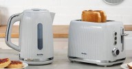Designer Breville toaster and kettle reduced to just £22 each in Amazon sale