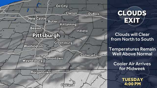Pittsburgh: Warm end to September, seasonal start to October