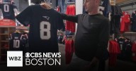 Excited Patriots fans head to the Pro Shop at Gillette Stadium ahead of home opener