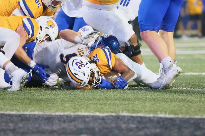 Jackrabbits outlast Bobcats in epic double OT thriller in front of record