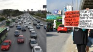 Protestan contra el tráfico y crisis de movilidad en plena hora pico en Guadalupe