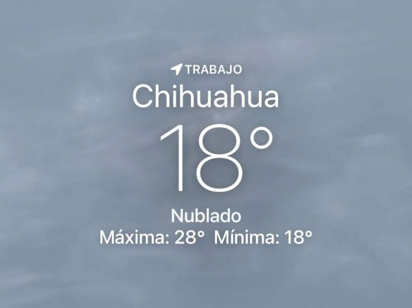 Sigue pronóstico de nubes y lluvia con temperatura de 28 grados centígrados