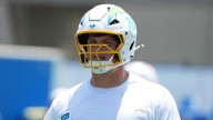 Chargers’ Joe Alt carted off with injury during 1st quarter vs. Giants