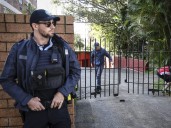 Man arrested after crash at Russian Consulate in Sydney