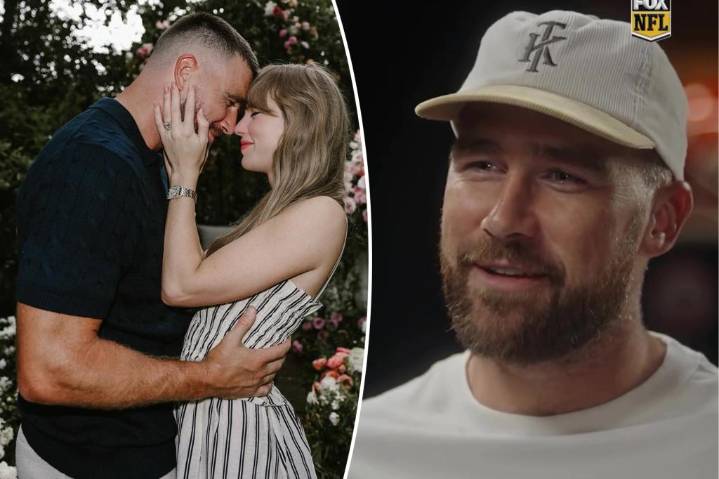 'Emotional' Travis Kelce shares rare details from tearful Taylor Swift proposal