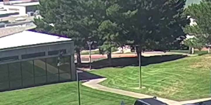 FBI: Surveillance video shows shooter jump off roof, run away after Charlie Kirk shooting