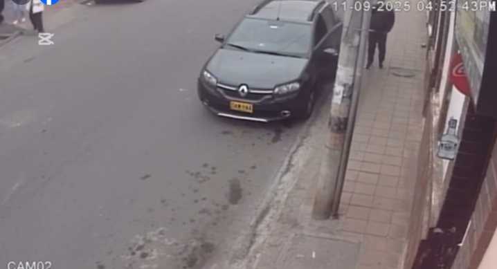 En Tunja: robo captado en cámaras