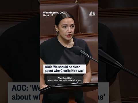 AOC: 'We should be clear about who Charlie Kirk was'