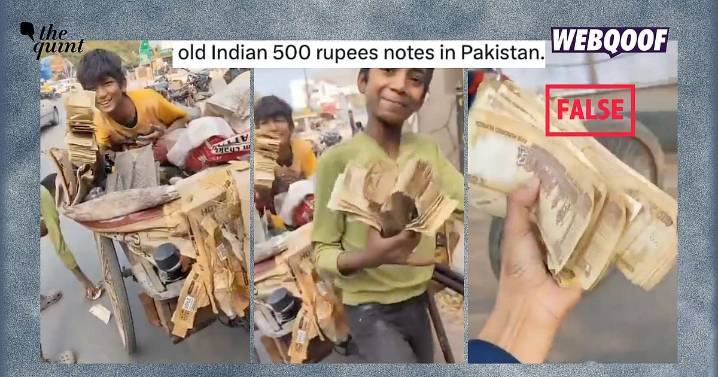 Video of Child Ragpickers With Demonetised Notes Is From India, Not Pakistan