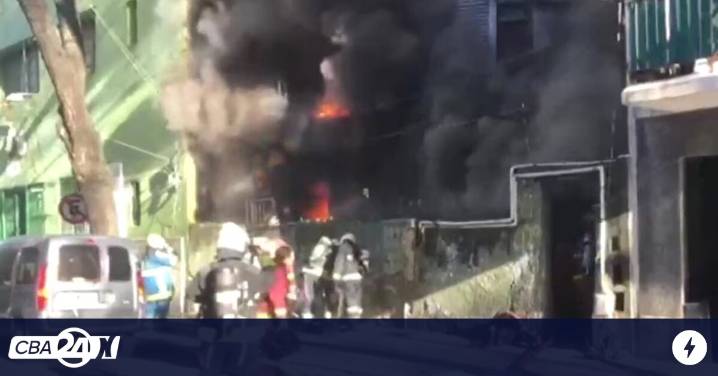 Se incendió un conventillo de La Boca: hay al menos un muerto y 8 heridos