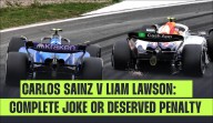 PF1 verdict: Was Carlos Sainz’s Dutch GP penalty fair after Liam Lawson clash?