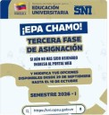 Arranca tercera fase de asignación de cupos universitarios