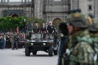 Ninguna injerencia es posible en nuestra patria: Claudia Sheinbaum preside el Desfile Cívico Militar por el 215 aniversario del Grito de la Independencia.