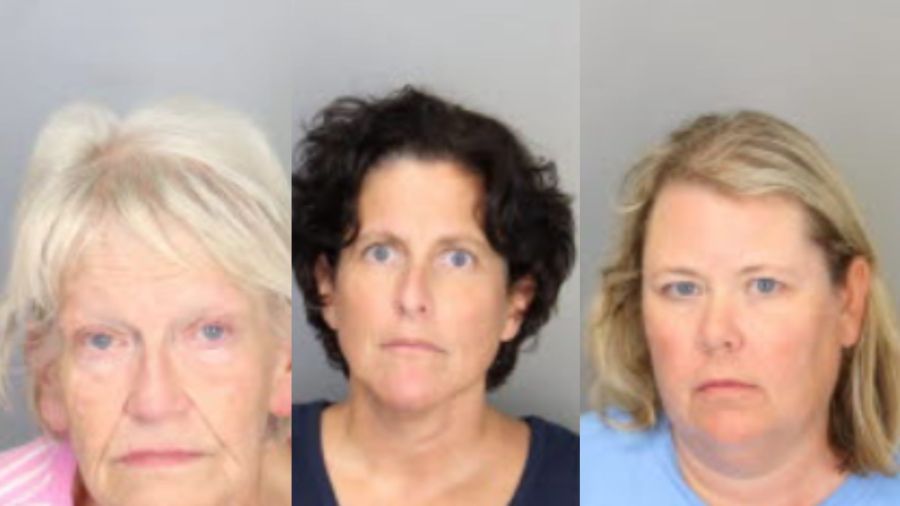 Three women charged with $91K theft from 88