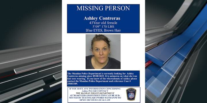 Mandan Police search for missing woman