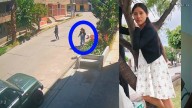 Katherine fue captada por cámaras de seguridad caminando por el sector de Emadi