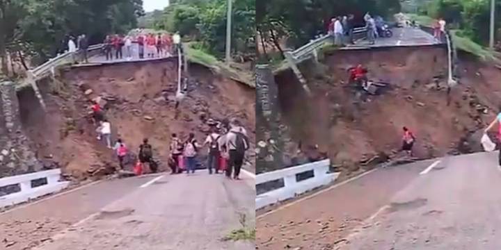Lluvias torrenciales en Chiapas: colapso de puentes, cierre de carreteras y comunidades incomunicadas