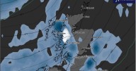 Weather maps shows snow to hit several areas in '3cm per hour' flurries