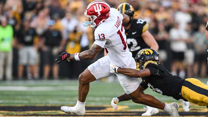 'That what college football is all about,' Indiana quarterback says of winning touchdown