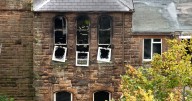 Two teens charged after wilful fire at abandoned Scots hospital