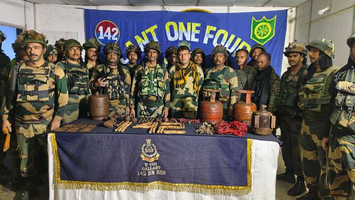 Maoist camp busted in Odisha’s Malkangiri, security forces seize massive arms dump, foil major attack