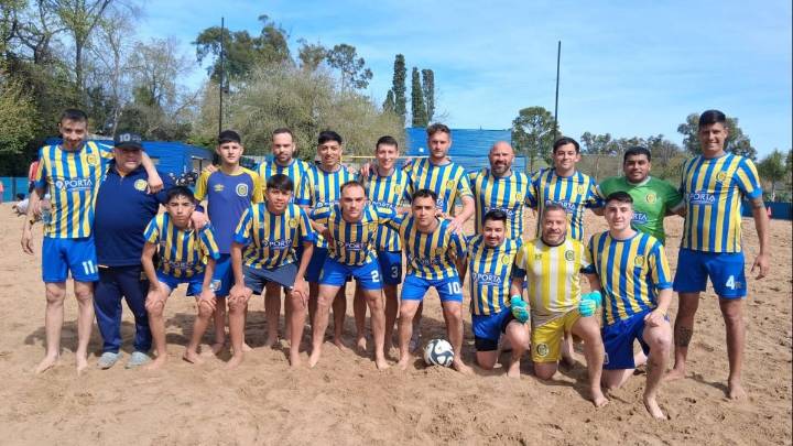 El fútbol playa de Central viene pisando sobe arena firme en la Liga Argentina