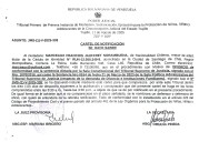 Cartel de notificación al ciudadano: MARCEAUX FRANCOIS JAUFFRET NORAMBUENA, de Nacionalidad Chilena, mayor de edad, titular de la Cédula de Identidad N° RUN-12.058.340-9, domiciliado en la Ciudad de S