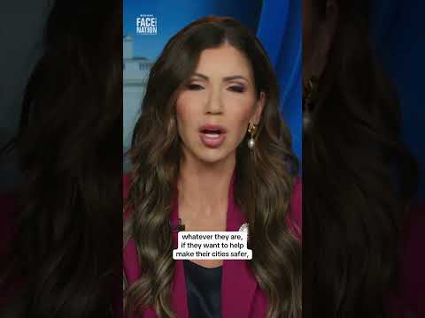 Noem on expanding immigration enforcement operations to other cities #shorts