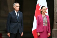 Sheinbaum se reúne con el primer ministro de Canadá, Mark Carney en Palacio Nacional