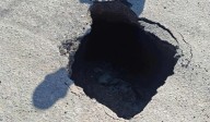Denuncian vecinos peligroso hundimiento en la Colonia Anáhuac