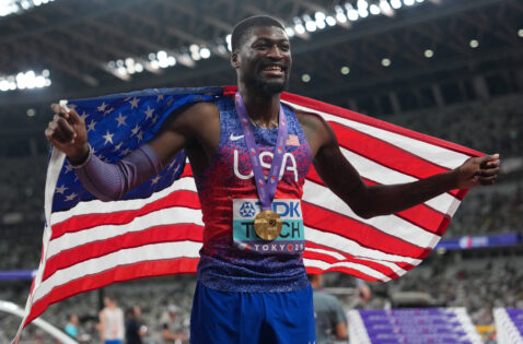 Ex-Mobile Salesman Comforts Worried American Track & Field Community With World Athletics Championship Gold Long vocal about mental health in athletics, Cordell Tinch wins gold at Tokyo Worlds, inspir