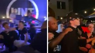 The Kid Laroi's Crew Fights Bar Security, on Video